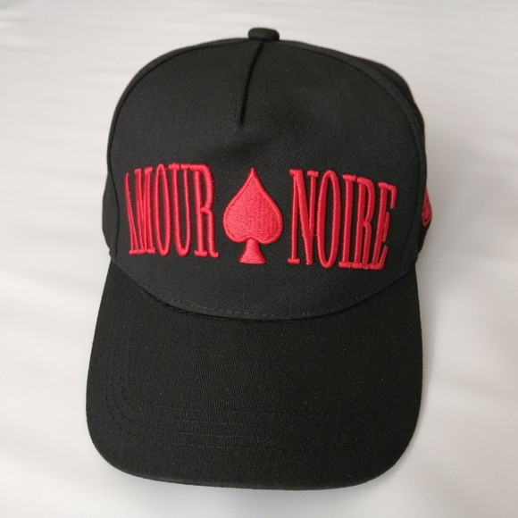 Amour Noire Black Trucker Cap NWOT - Picture 2 of 8